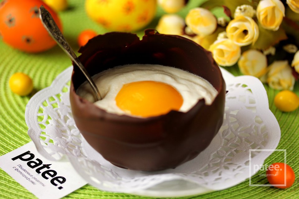 Шоколадные яйца с творожным муссом на Пасху - Шаг 21