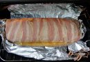 Куриный рулет в беконе с ветчиной и сыром