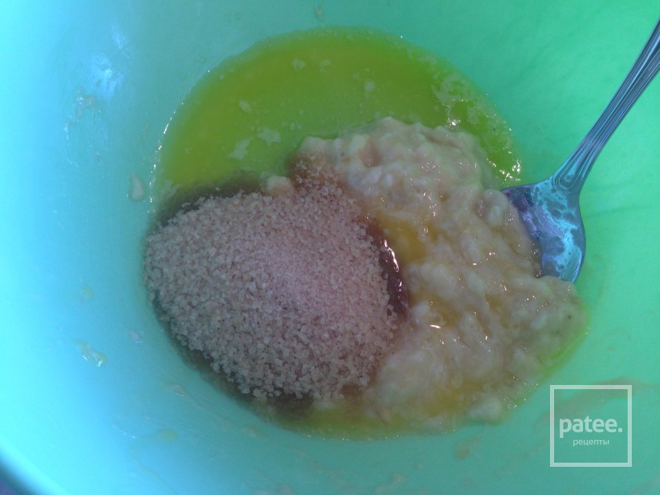 Овсяное печенье с бананом и шоколадом - Шаг 3