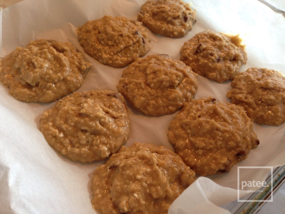 Овсяное печенье с бананом и шоколадом - Шаг 9