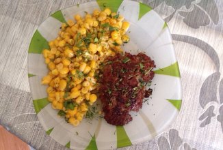 Пп говяжьи котлеты с кукурузой