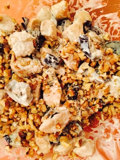 Салат из баклажанов и курицы "Пифия" - Шаг 10