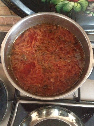 Борщ вегетарианский - Шаг 6