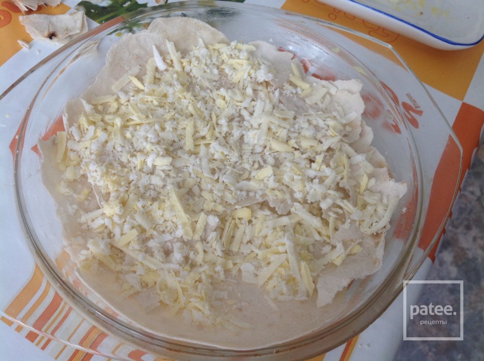 Быстрый пирог из лаваша с сыром - Шаг 1