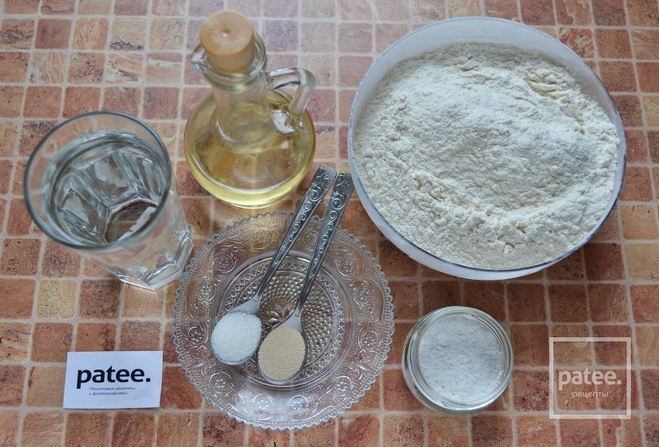 Хлеб Пита с куриной начинкой - Шаг 1