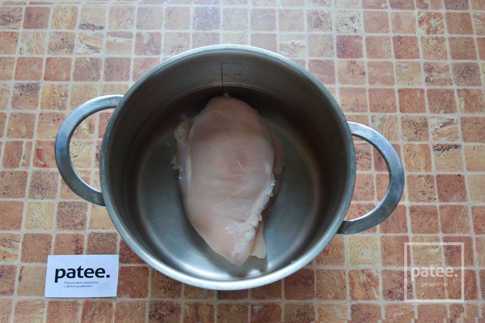 Хлеб Пита с куриной начинкой - Шаг 3