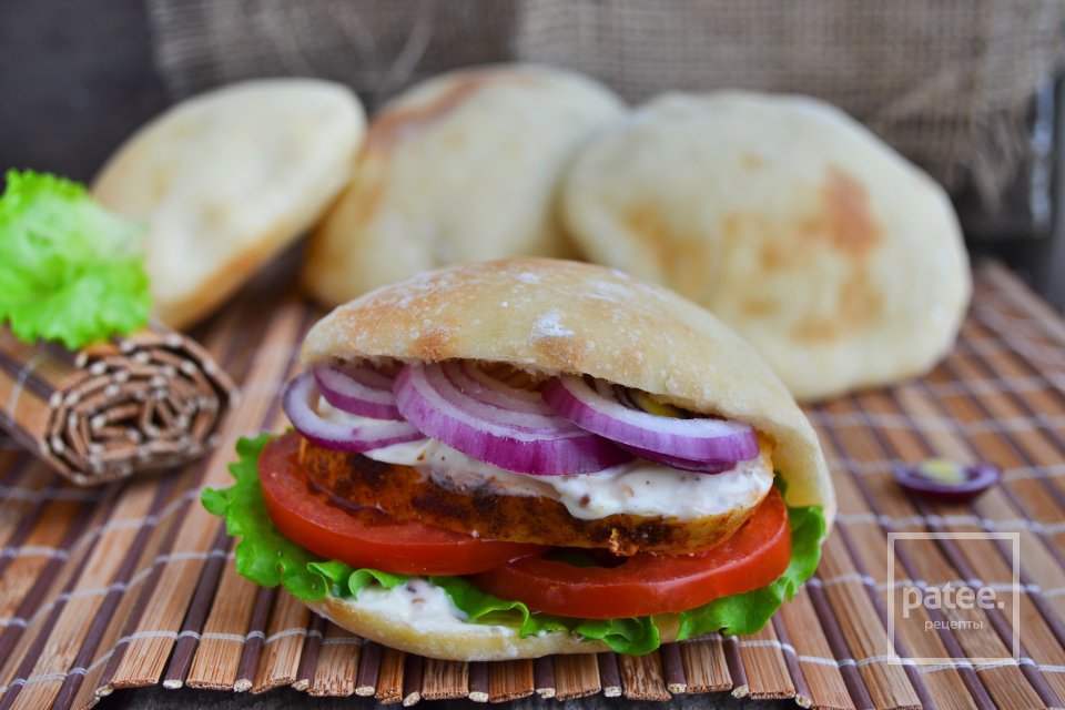 Хлеб Пита с куриной начинкой - Шаг 18