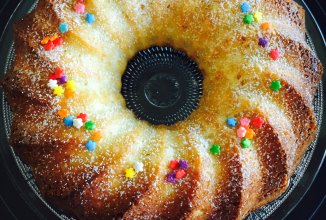 Творожный кекс