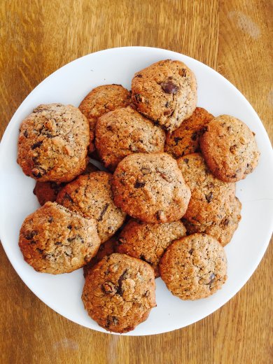 Овсяные печенья с изюмом и шоколадом - Шаг 8