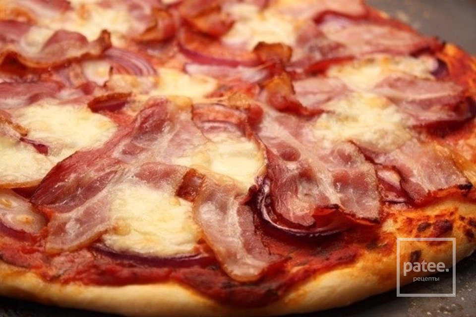 Итальянская пицца с беконом - Шаг 6