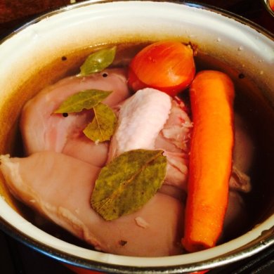 Диетический куриный студень. - Шаг 7