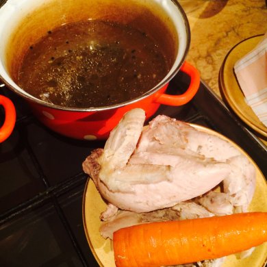 Диетический куриный студень. - Шаг 8