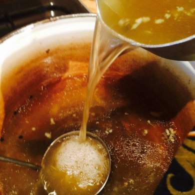 Диетический куриный студень. - Шаг 13