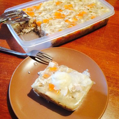 Диетический куриный студень. - Шаг 15