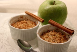 Яблочный крамбл