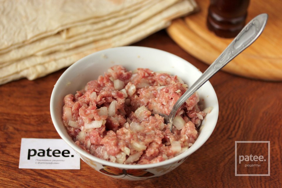 Ленивые пельмени из лаваша - Шаг 5