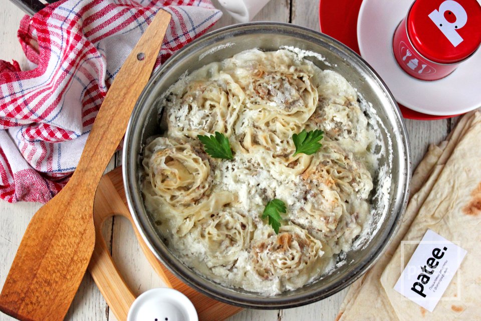 Ленивые пельмени из лаваша - Шаг 15