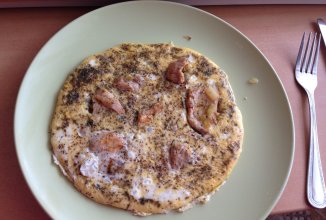 Яичница с курицей