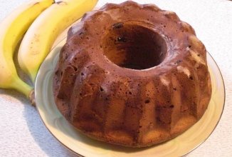 Шоколадный кекс с бананами🍌🍫