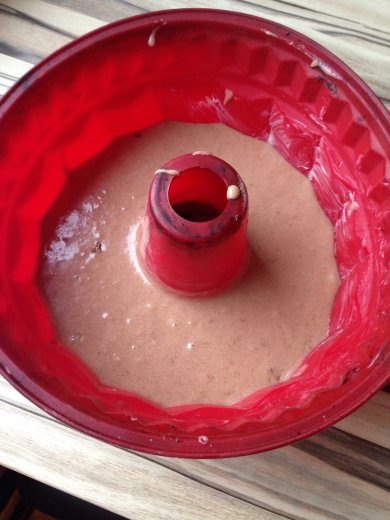 Шоколадный кекс с бананами🍌🍫 - Шаг 6