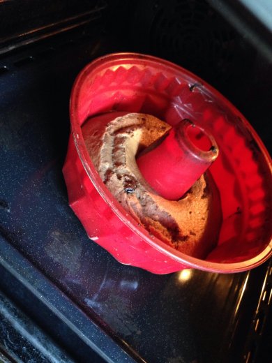 Шоколадный кекс с бананами🍌🍫 - Шаг 8