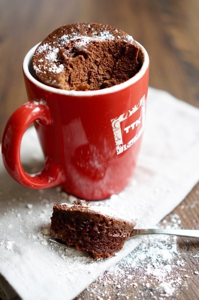 Шоколадный кекс за 5 минут