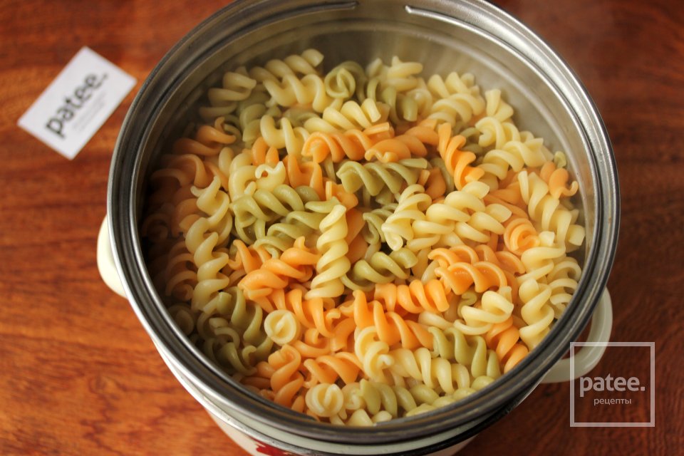 Макароны с жареной курицей и пармезаном - Шаг 10