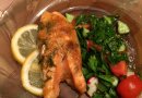 Вкусный и сочный стейк из семги!