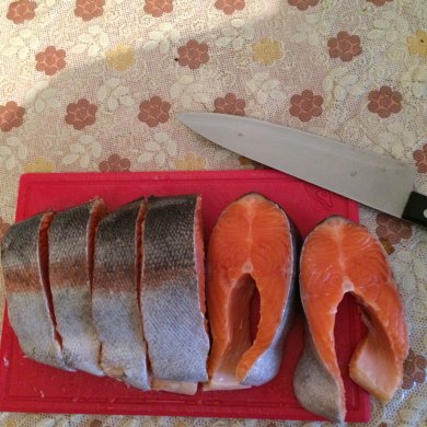 Вкусный и сочный стейк из семги! - Шаг 1