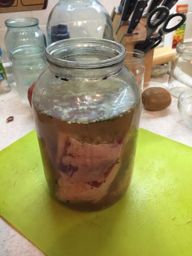 Дамское сало, очень мягкое сало в маринаде - Шаг 3