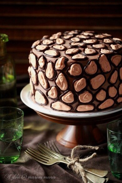 Леопардовый торт - Шаг 2