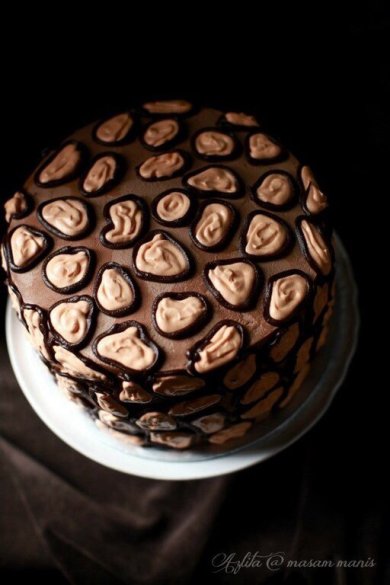 Леопардовый торт - Шаг 3