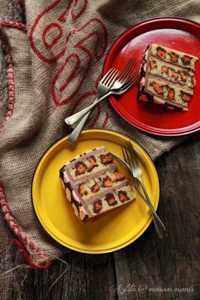 Леопардовый торт - Шаг 4