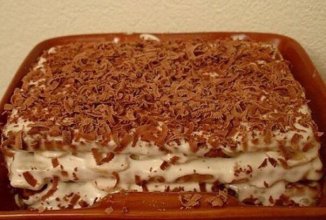 Торт из печенья с бананом🍰🍪🍌