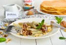 Нежные блинчики с нутеллой и грецкими орехами