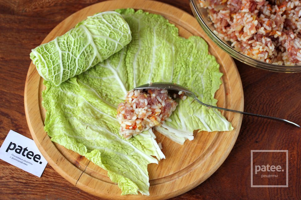 Голубцы из савойской капусты в мультиварке - Шаг 10