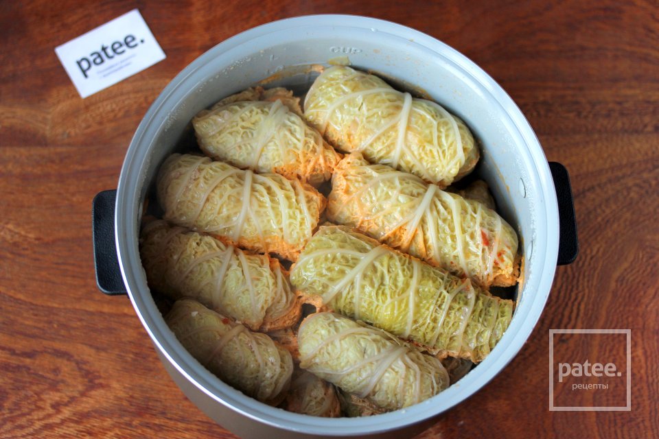 Голубцы из савойской капусты в мультиварке - Шаг 15