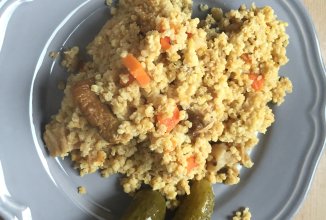 Пшено с грибами