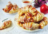 Рогалики с яблоками