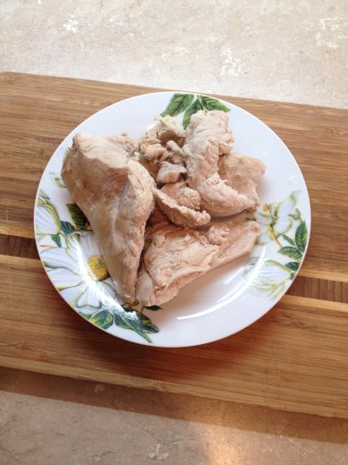 Окрошка с говяжьим языком и шпинатом! - Шаг 3