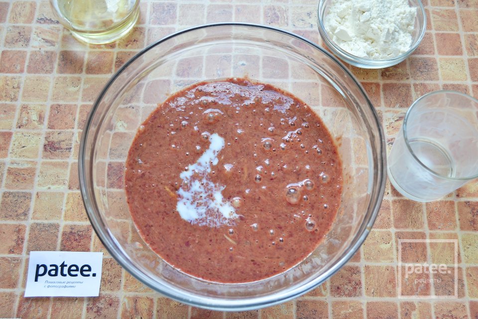 Печеночные блинчики с начинкой из моркови - Шаг 7