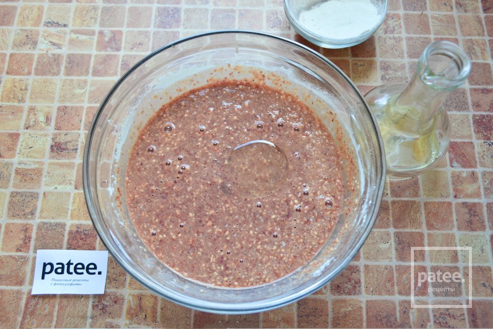 Печеночные блинчики с начинкой из моркови - Шаг 9