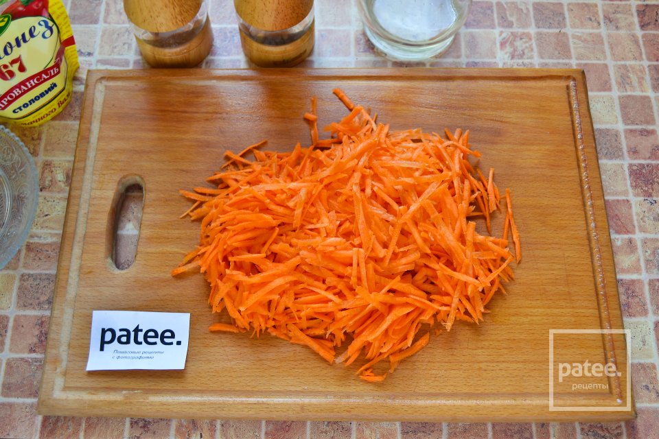 Печеночные блинчики с начинкой из моркови - Шаг 12