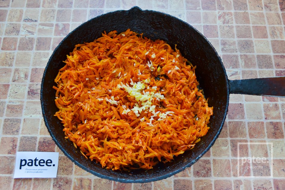 Печеночные блинчики с начинкой из моркови - Шаг 15