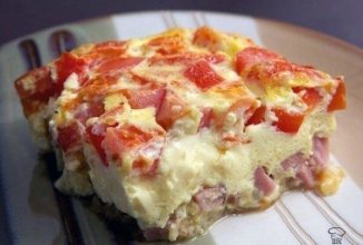 Омлет с помидорами в духовке😍