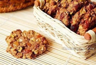 Овсяное печенье без муки и масла