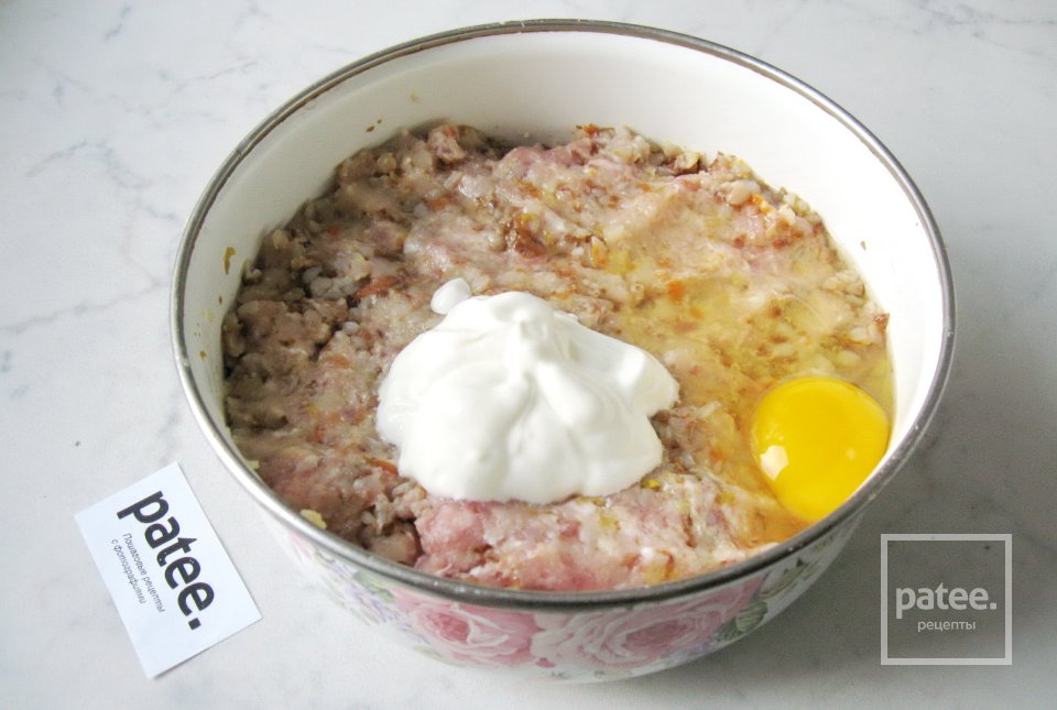 Гречаники с грибами и сметаной - Шаг 5