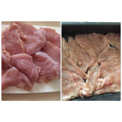 Индейка с ананасами - Шаг 1