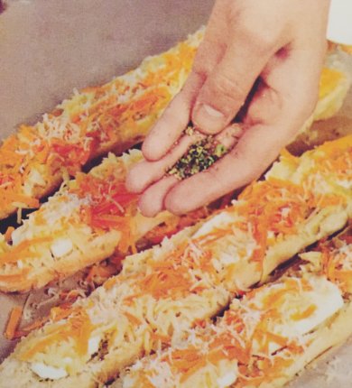 Пицца "4 сыра" с грибами. - Шаг 5