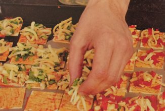 Острое красное и зеленое печенье